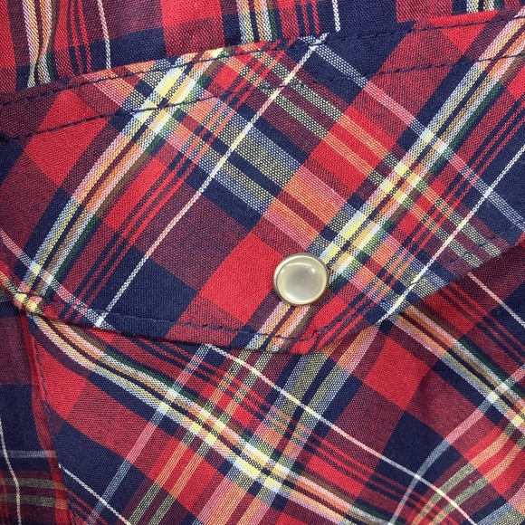 WRANGLER   MENS WESTERN LONG SLEEVE PLAID SHIRT STYLE 75204PP Size XL - Picture 6 of 15